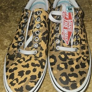 Vans Leopard Print Sneakers